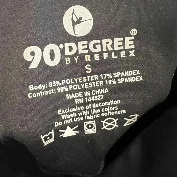 90 DEGREES by REFLEX Two piece sweatshirt + bike short SIZE SMALL NWT - Picture 6 of 8